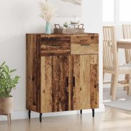 Служебен шкаф Старо дърво 69,5 x 34 x 90 см Инженерно дърво