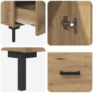 Висок шкаф с чекмедже Дъб 69,5 x 31 x 115 см Инженерно дърво