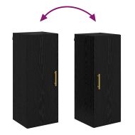 Стенен шкаф Черния дъб 34,5 x 34 x 90 см Инженерно дърво