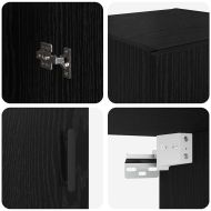 Стенен шкаф Черния дъб 34,5 x 34 x 90 см Инженерно дърво