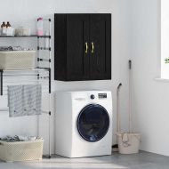 Стенен шкаф Черния дъб 69,5 x 34 x 90 см Инженерно дърво