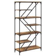 Рафт за книги Старо дърво 91 x 36 x 176 см Инженерно дърво