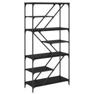 Рафт за книги Черния дъб 91 x 36 x 176 см Инженерно дърво
