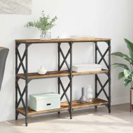 Конзолна маса Старо дърво 100 x 28 x 80,5 см Инженерно дърво