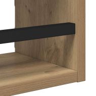 Комплект стенни рафтове 3 pcs Дъб 40x16x14см Инженерно дърво