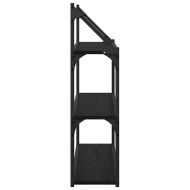 Стенен рафт с рафт Черния дъб 60 x 21 x 78,5 cm Инженерно дърво