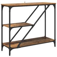 Конзолна маса Старо дърво 88,5 x 30 x 75 см Инженерно дърво