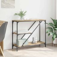 Конзолна маса Дъб 88,5 x 30 x 75 см Инженерно дърво