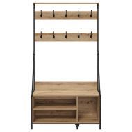 Държач за дрехи Дъб 100 x 41 x 184 см Инженерна дървесина