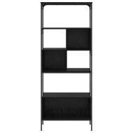 Библиотека Черния дъб 76 x 33 x 188,5 см Инженерно дърво