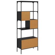 Библиотека Черния дъб 76 x 33 x 188,5 см Инженерно дърво