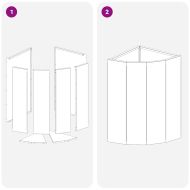 Ъглов сандък за цветя Черно 30 x 30 x 50 cm Стомана