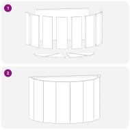 Кашпа Сребрист 60 x 30 x 35 см Галванизирана стомана