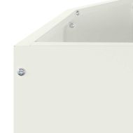 Кашпа Бяло 120 x 60 x 50 см Стомана