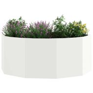 Кашпа Бяло 90 x 90 x 35 см Стомана