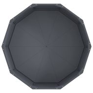 Кашпа Антрацит 90 x 90 x 35 см Стомана