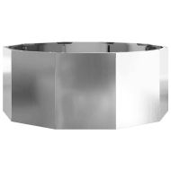 Кашпа Сребрист 90 x 90 x 35 см Галванизирана стомана