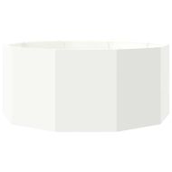 Кашпа Бяло 120 x 120 x 50 см Стомана