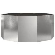 Кашпа Сребрист 120 x 120 x 50 см Неръждаема стомана