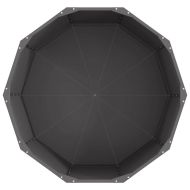 Кашпа Черно 90 x 90 x 50 cm Стомана