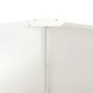 Кашпа Бяло 90 x 90 x 50 cm Стомана