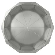 Кашпа Сребрист 60 x 60 x 50 см Галванизирана стомана