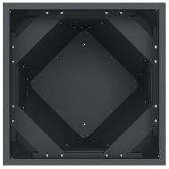 Кашпа 2 pcs Антрацит 50 x 50 x 75 cm Стомана