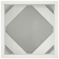 Кашпа Бяло 30 x 30 x 30 cm Стомана