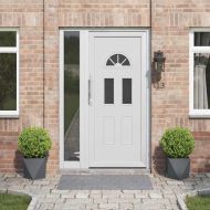 Кашпа 2 pcs Антрацит 30 x 30 x 30 cm Стомана