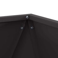 Кашпа Черно 40 x 40 x 40 cm Стомана