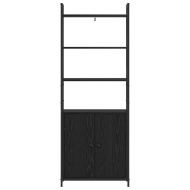 Шкаф за книги 6 нива 60 x 24 x 161 см Инженерна дървесина