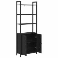 Шкаф за книги 6 нива 60 x 24 x 161 см Инженерна дървесина