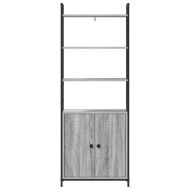 Шкаф за книги 6 нива 60 x 24 x 161 см Инженерна дървесина