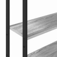 Шкаф за книги 6 нива 60 x 24 x 161 см Инженерна дървесина