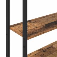 Шкаф за книги 6 нива 60 x 24 x 161 см Инженерна дървесина