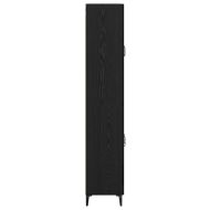 Висок шкаф Черния дъб 69,5 x 34 x 180 см Инженерно дърво