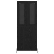 Висок шкаф Черния дъб 69,5 x 34 x 180 см Инженерно дърво