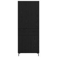 Висок шкаф Черния дъб 69,5 x 34 x 180 см Инженерно дърво