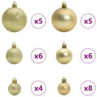 С изкуствено коледно дърво с поставка Бяло 120 cm PVC и стомана