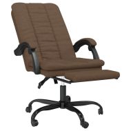 Наклоняем офис стол, кафяв, текстил