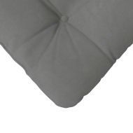 Възглавници за седалки 4 pcs Тъмен сив 40 x 40 cm