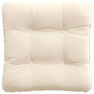 Възглавници за седалки 4 pcs Бежово 40 x 40 cm