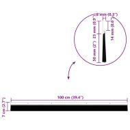 Запечатващи четки за врата с винтово закрепване 2 pcs Кафяво