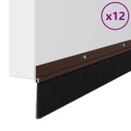 Запечатващи четки за врата с винтово закрепване 12 pcs Кафяво