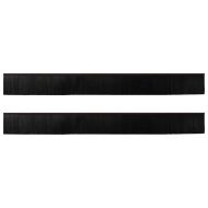 Запечатващи четки за врата с винтово закрепване 2 pcs Кафяво