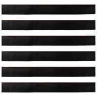 Запечатващи четки за врата с винтово закрепване 6 pcs Кафяво