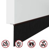 Запечатващи четки за врата с винтово закрепване 6 pcs Кафяво