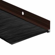 Запечатващи четки за врата с винтово закрепване 12 pcs Кафяво