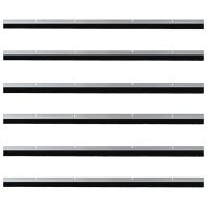 Запечатващи четки за врата с винтово закрепване 6 pcs Сребрист