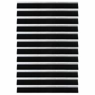 Запечатващи четки за врата с винтово закрепване 12 pcs Сребрист